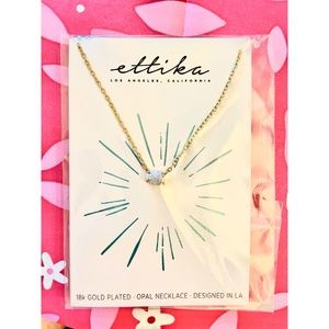 18k Gold Plated Opal Necklace - Ettika